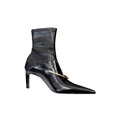 Metal Embellished Ankle Boots