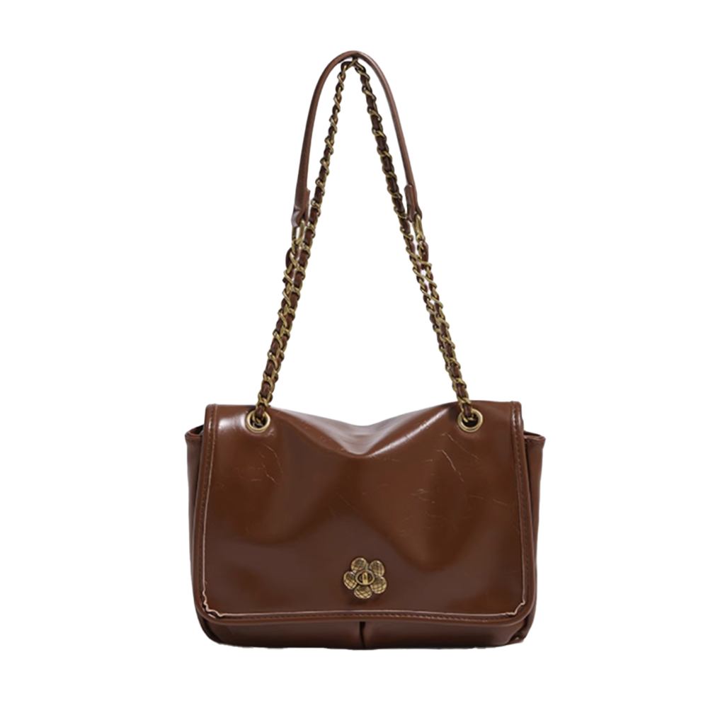 Metal Lock Cross Body Bag - Small