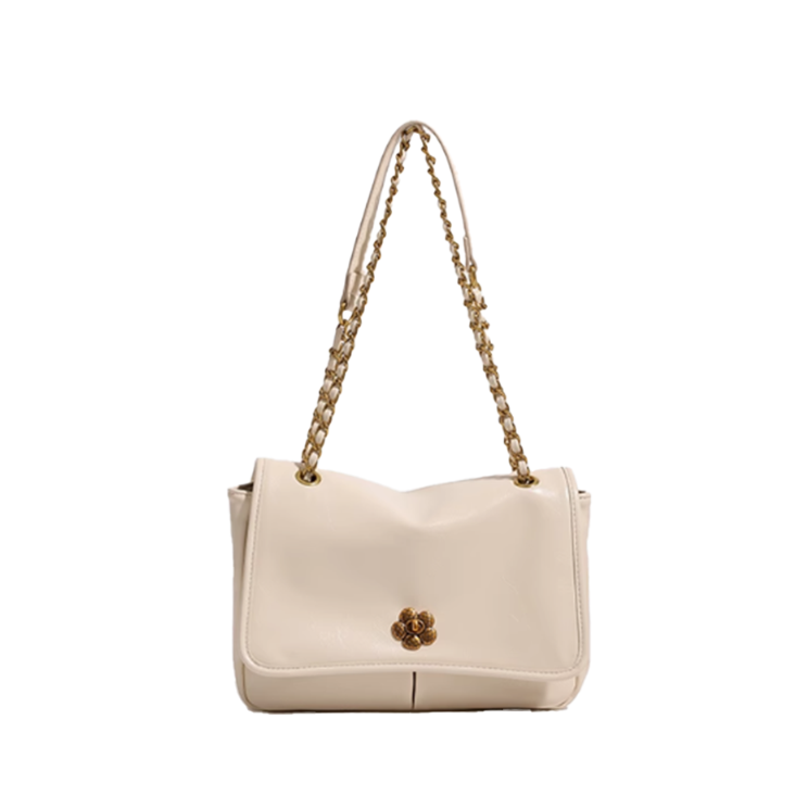 Metal Lock Cross Body Bag - Small