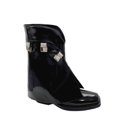 Lock Details Ankle Boots