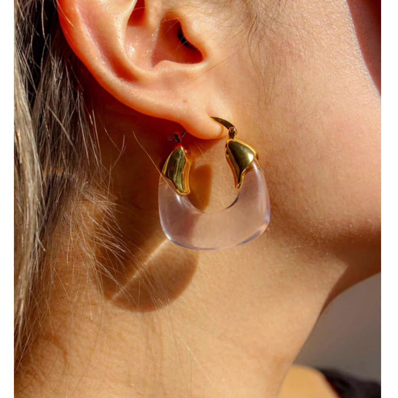 U Shaped Earrings - Pair