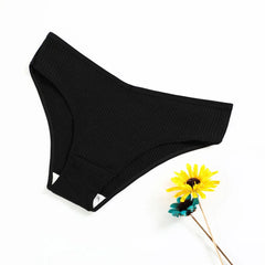 10PCS/Set Classic Black/White/Gray Cotton Panties