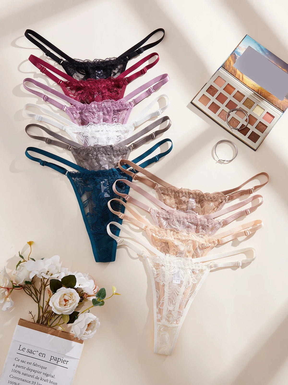 10Pcs/Set Sexy Lace Women Panties