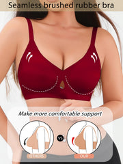1pcs Soft Seamless Push Up 3/4 Cup Female Underwear