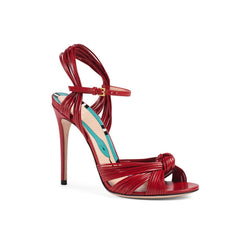Knotted Stiletto High Heel Sandals