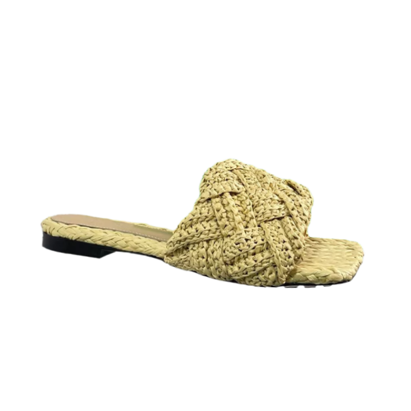 Braided Slippers Slides