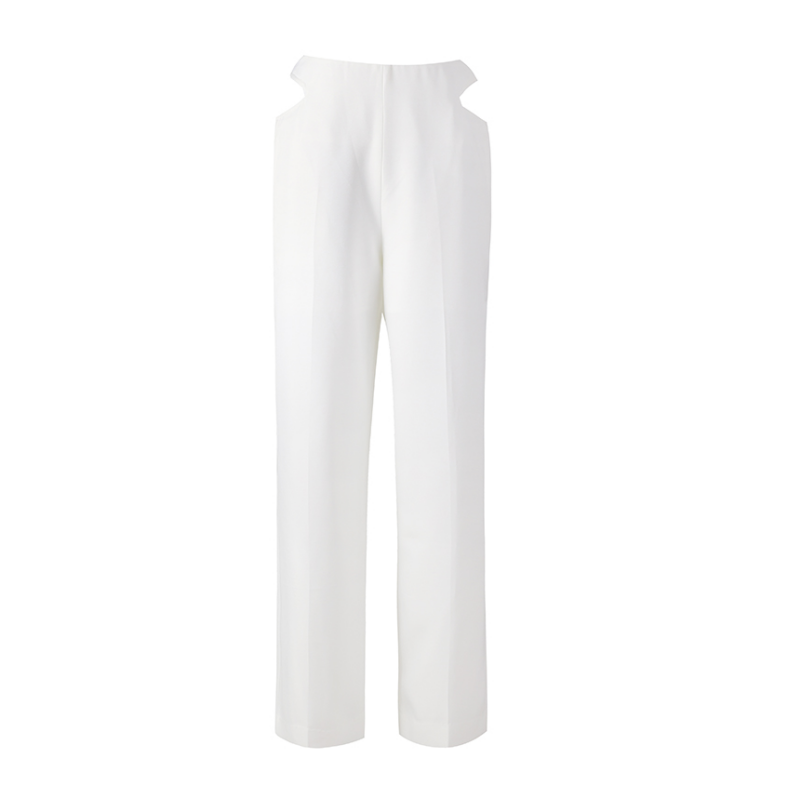Cut Out Wide Leg Pants