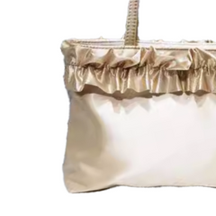 Ruffled Tote Bag