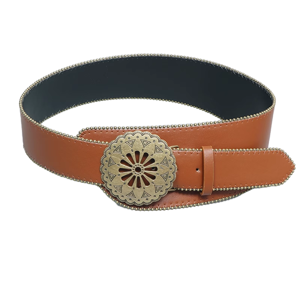 Metal Embellished Girdle Belt