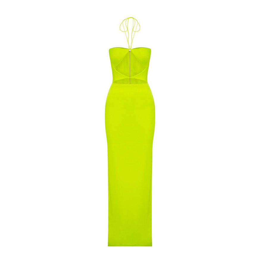 Cut Out Off-Shoulder Evening Dress Gown