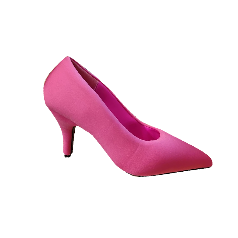 Satin Mid Heel Pumps