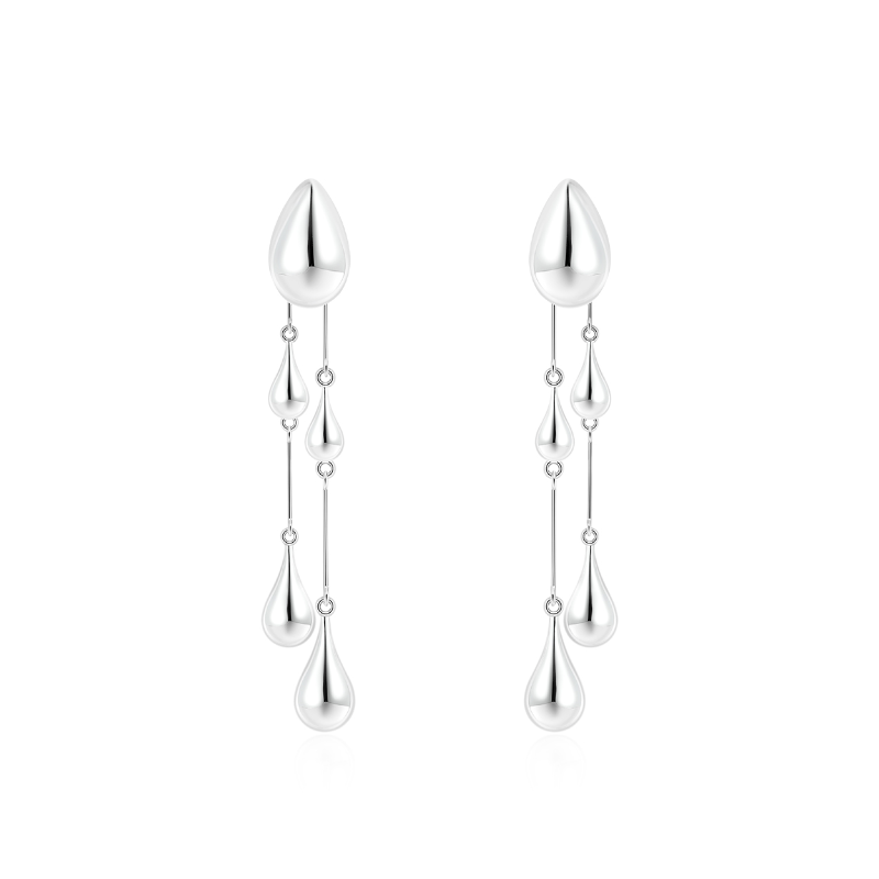 Drop Long Earrings - Pair