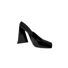 Triangle Heel Mules Sandals