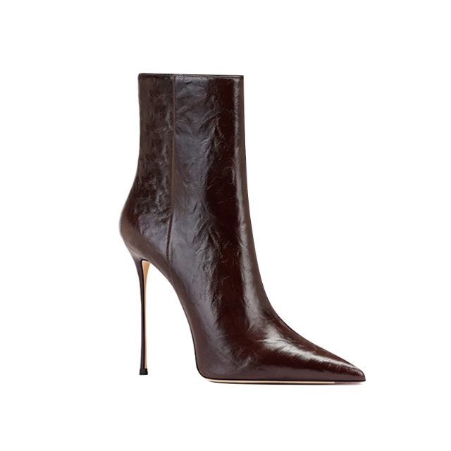 Stiletto High Heel Ankle Boots - 10cm