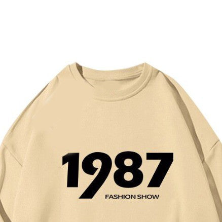 Printed Oversized Sweatshirt