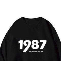 Printed Oversized Sweatshirt