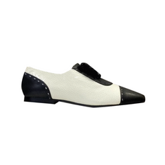 Lace Up Bi-Color Oxfords