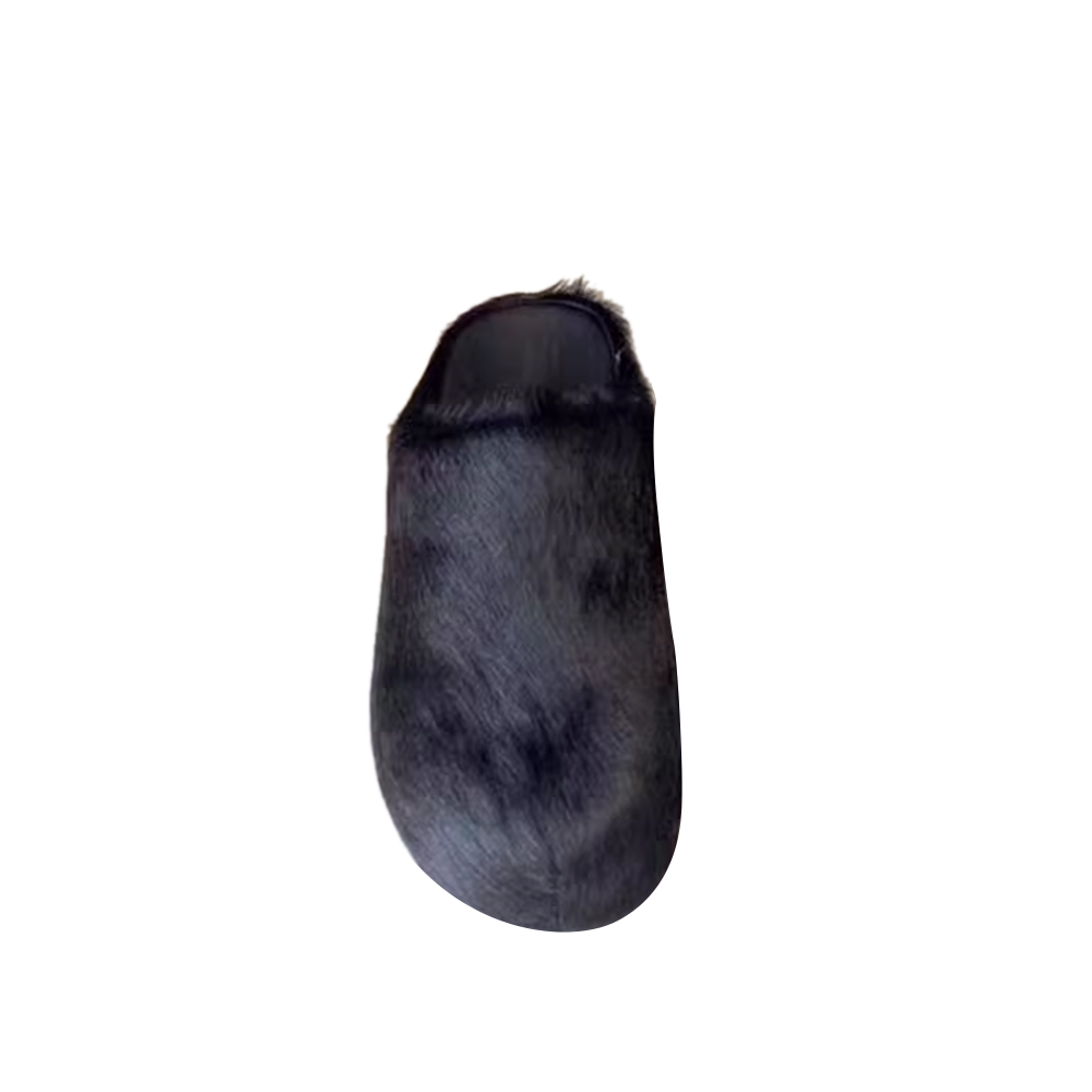 Vegan Fur Slippers Slides