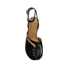 Spilt Toe Block Heel Sandals