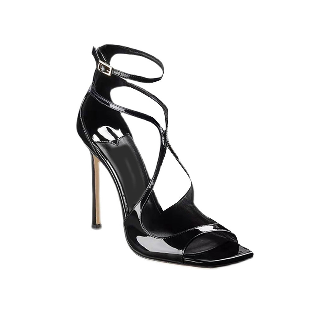 Stiletto Heel Ankle Strap High Heel Sandals - 9cm