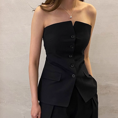 Button Tube Top