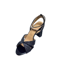 Diamante Block Heel Sandals