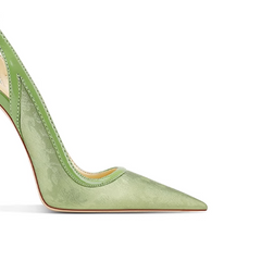 Slingback Mid Heel Sandals - 8cm