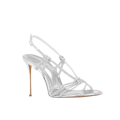 Diamante Mid Heel Sandals - 6cm
