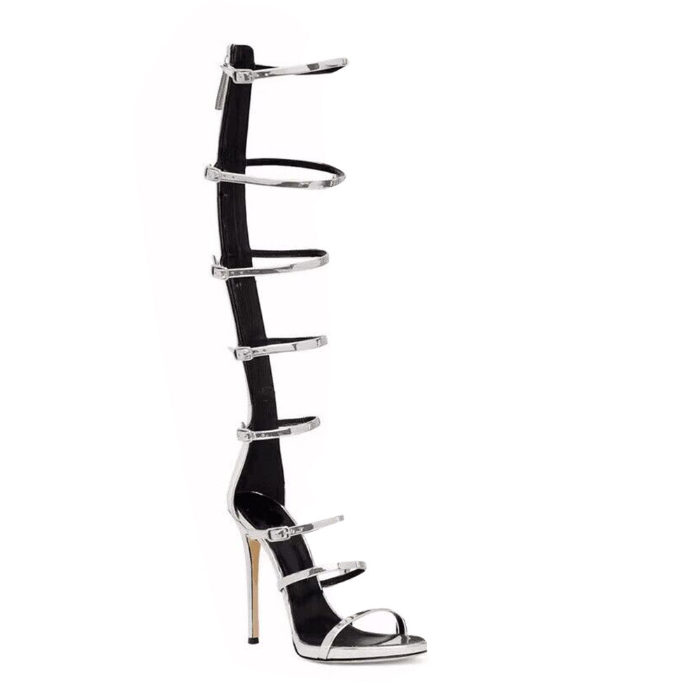 Buckled High Heel Sandals