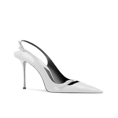 Buckled Mid Heel Sandals - 6cm