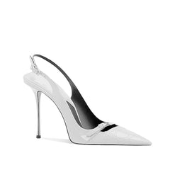 Buckled Mid Heel Sandals - 8cm