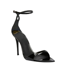 Ankle Strap Mid Heel Sandals - 7.5cm