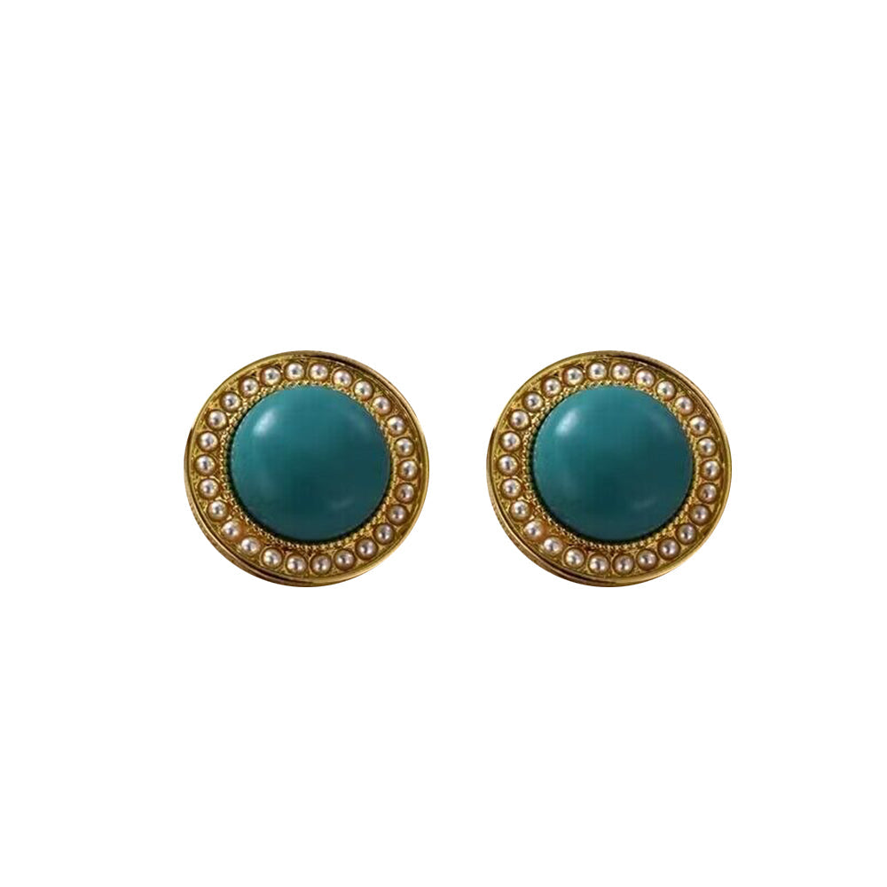 Crystal Ear Studs Earrings - Pair