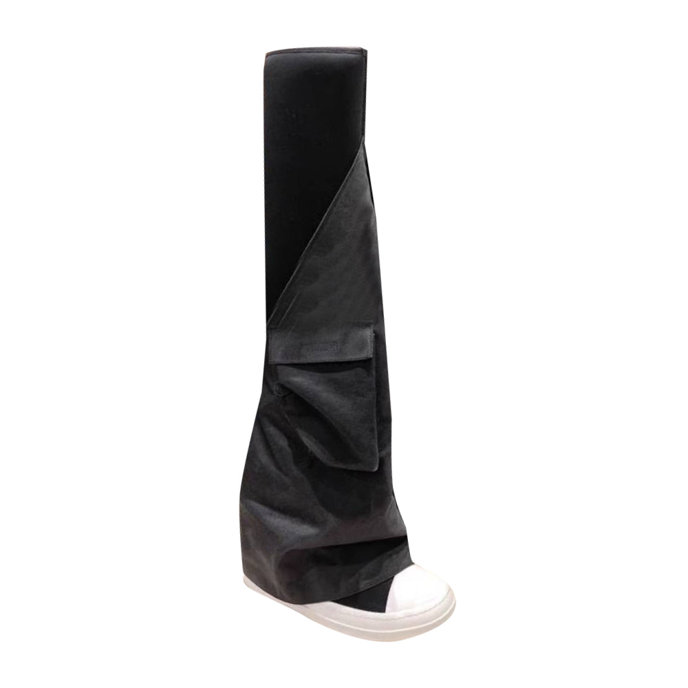 Bi-Color Over The Knee Boots