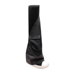Bi-Color Over The Knee Boots