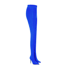 Pointed Toe High Heel Boots