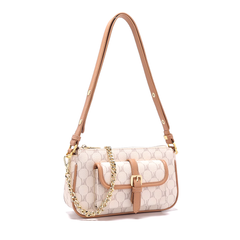 Printed Buckled Cross Body Bag