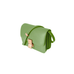 Metal Lock Cross Body Bag