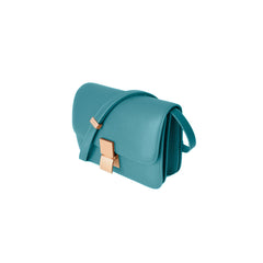 Metal Lock Cross Body Bag