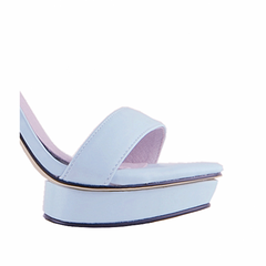 Platform Leather High Heel Sandals - 12cm