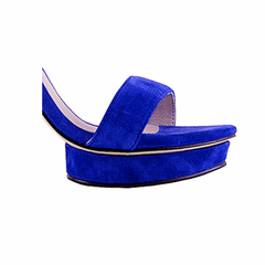 Platform Suede High Heel Sandals - 10cm