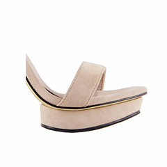 Platform Suede High Heel Sandals - 12cm