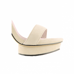 Platform Suede High Heel Sandals - 10cm
