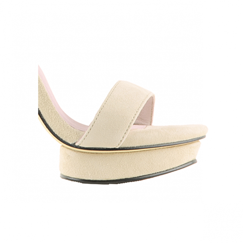 Platform Suede High Heel Sandals - 12cm