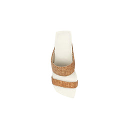 Printed Leather Mules Sandals