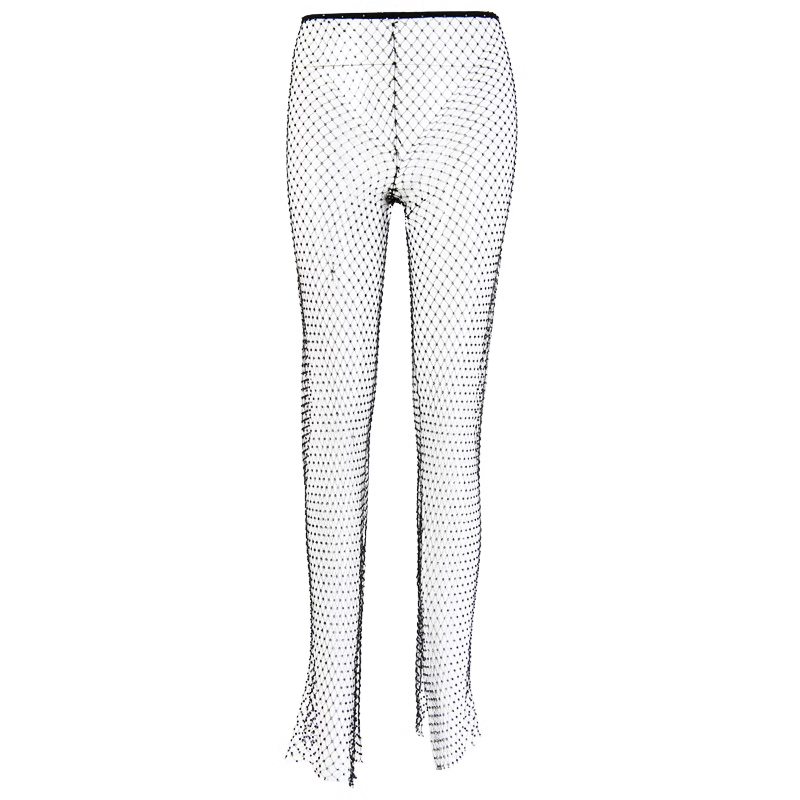 Diamante See-Through Pants
