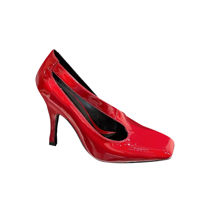 Cut Out High Heel Pumps