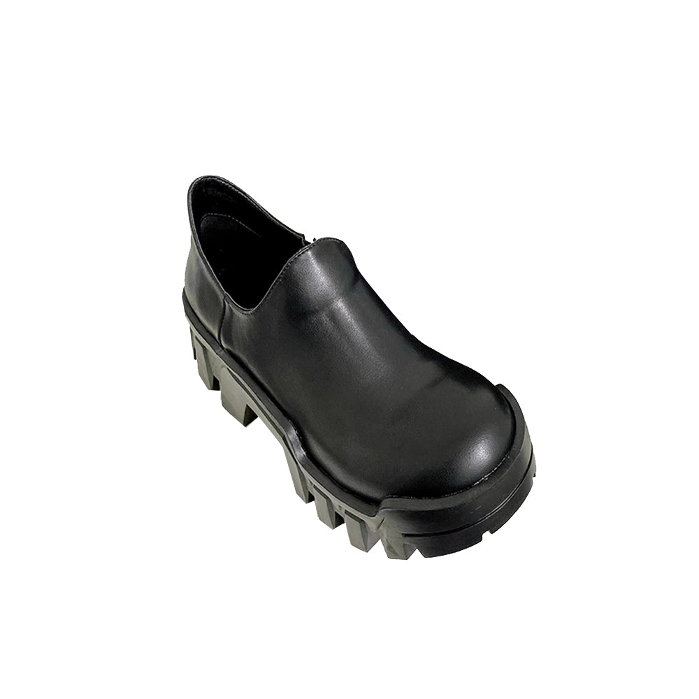 Leather Platform Oxfords