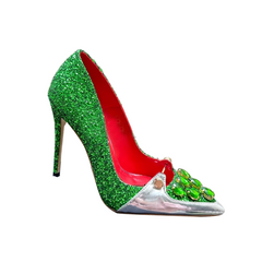 Diamante Glitter High Heel Pumps