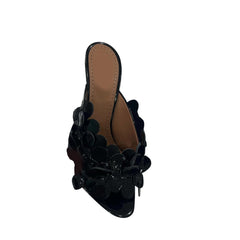 Flower Mules Sandals